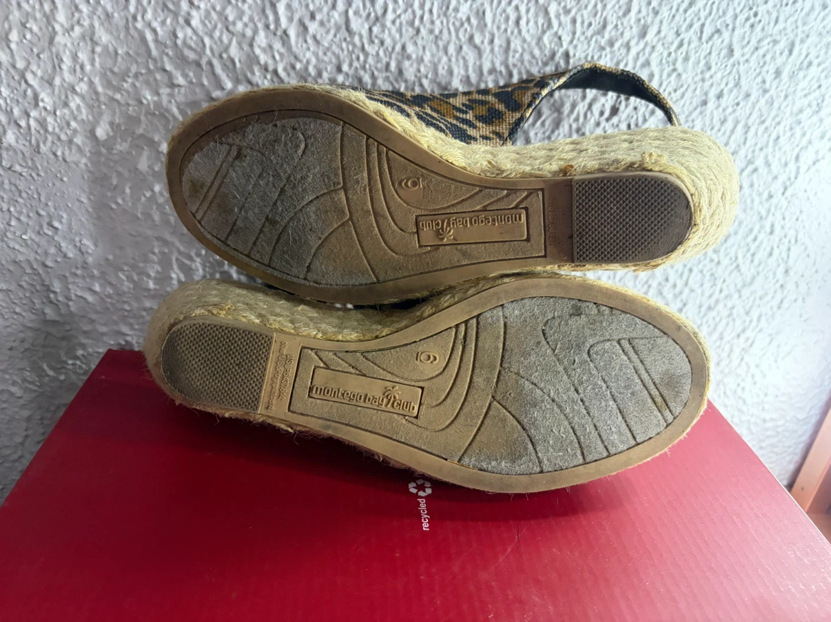 Women’s size 6 Wedge Cheetah Sandals - photo 3