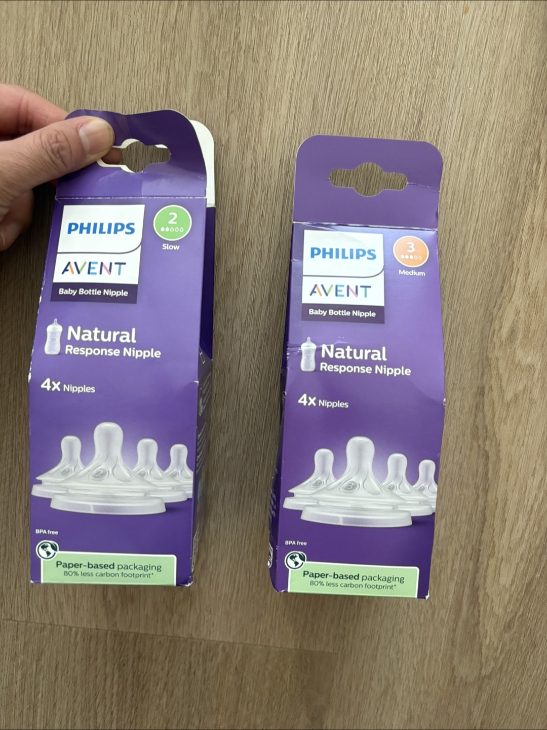 Philips Avent Natural Response Baby Bottle Nipple (size 2&3) - photo 2