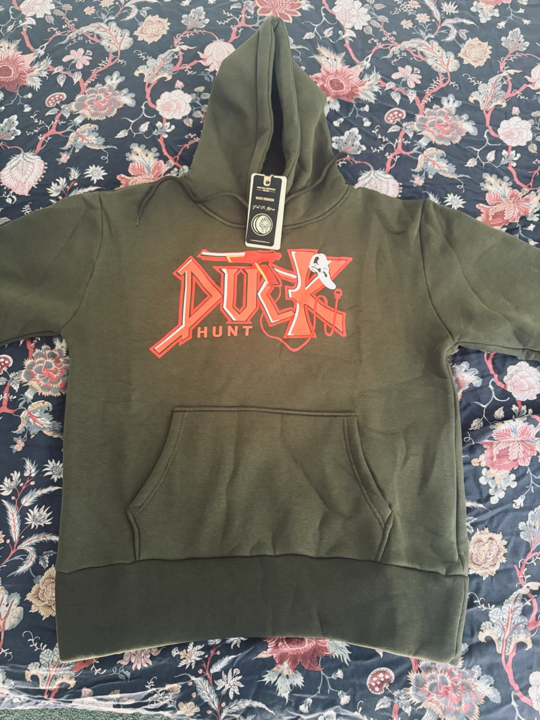 Brand New Black Pharaoh Brown Graphic Hoodie with Tags