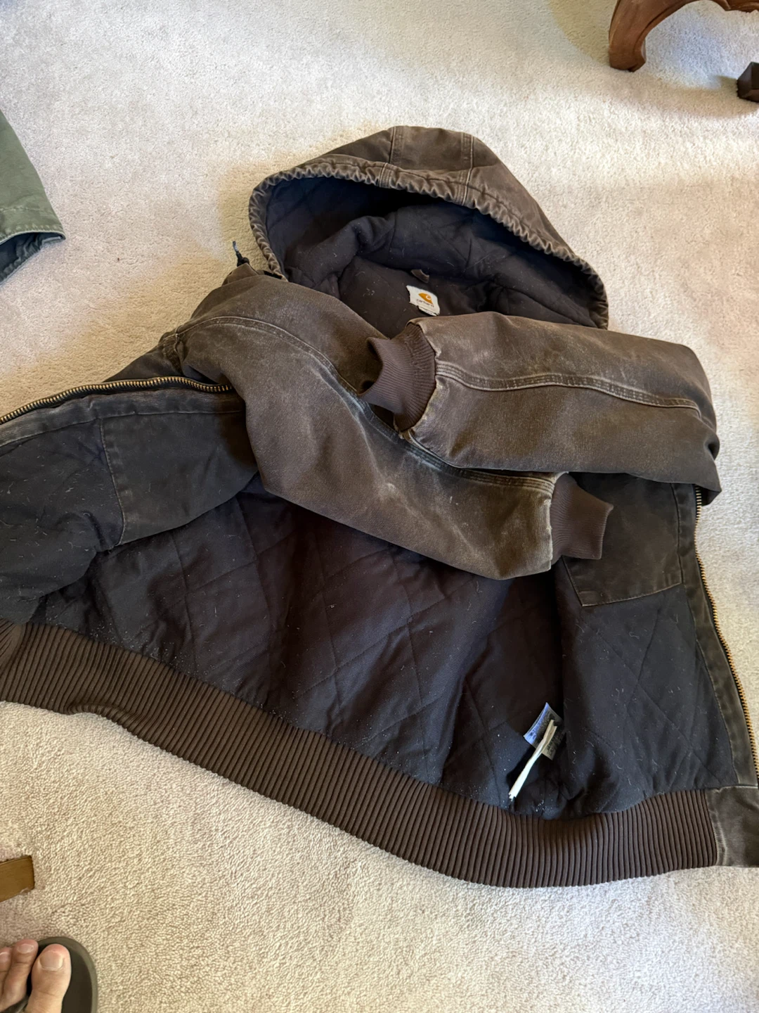 CANVAS LINED CARHARTT JACKET - photo 4