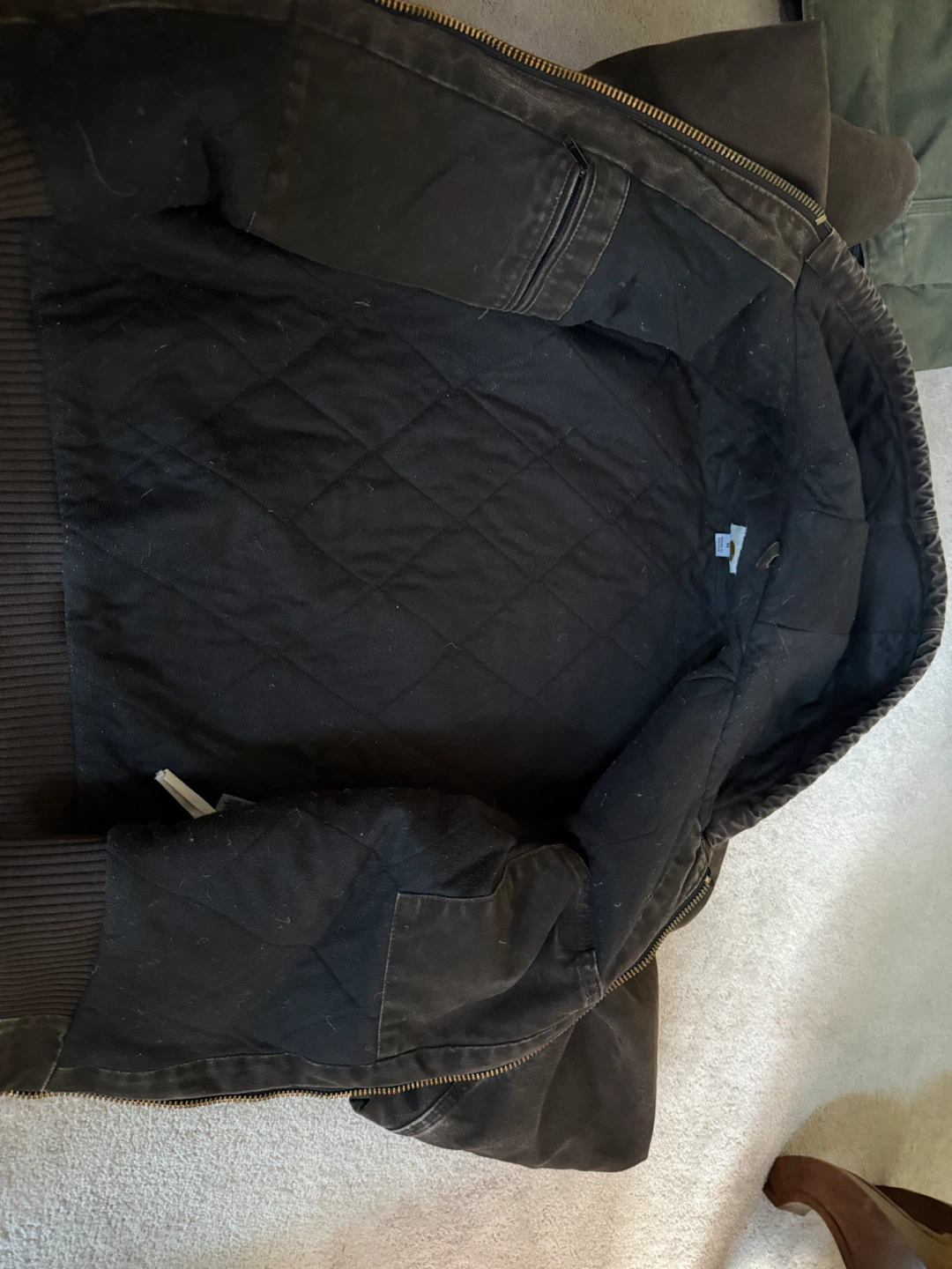 CANVAS LINED CARHARTT JACKET - photo 5