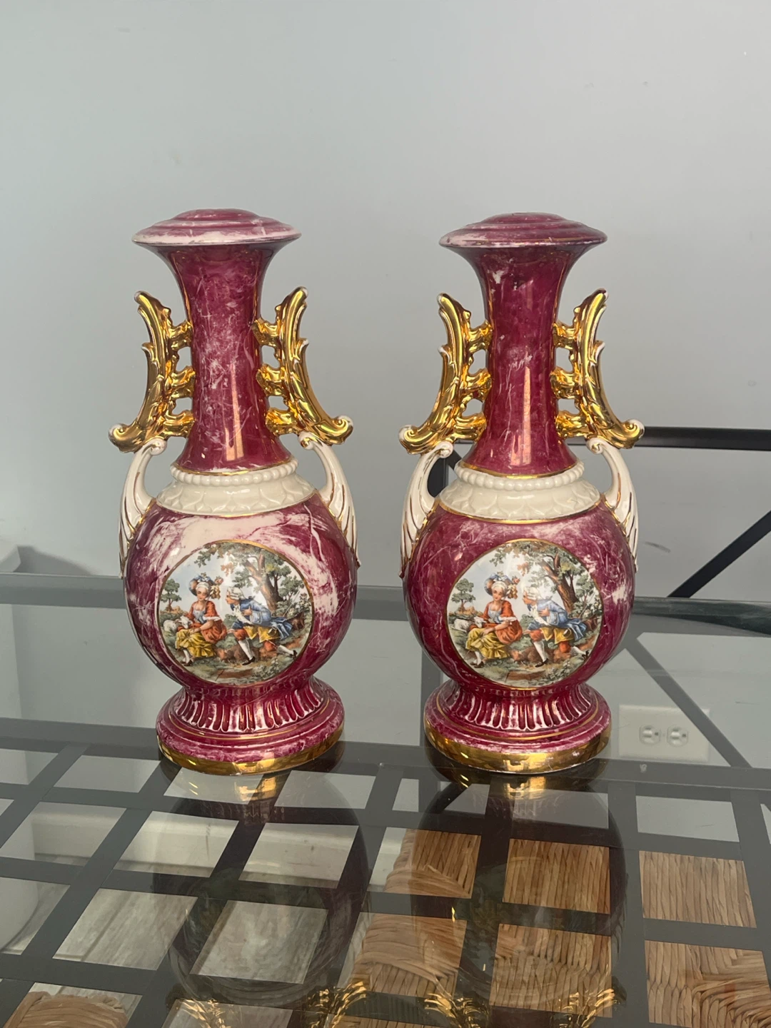 Pair of Vintage Decorative Vases