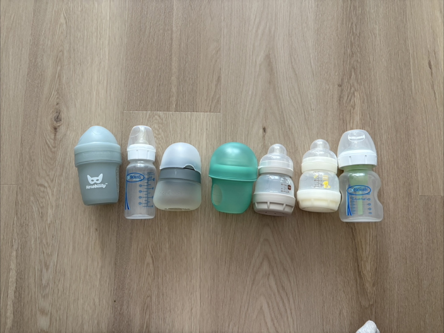 Mixed Baby Bottles - Dr. Brown's, Nanobebe, Boon, MAM