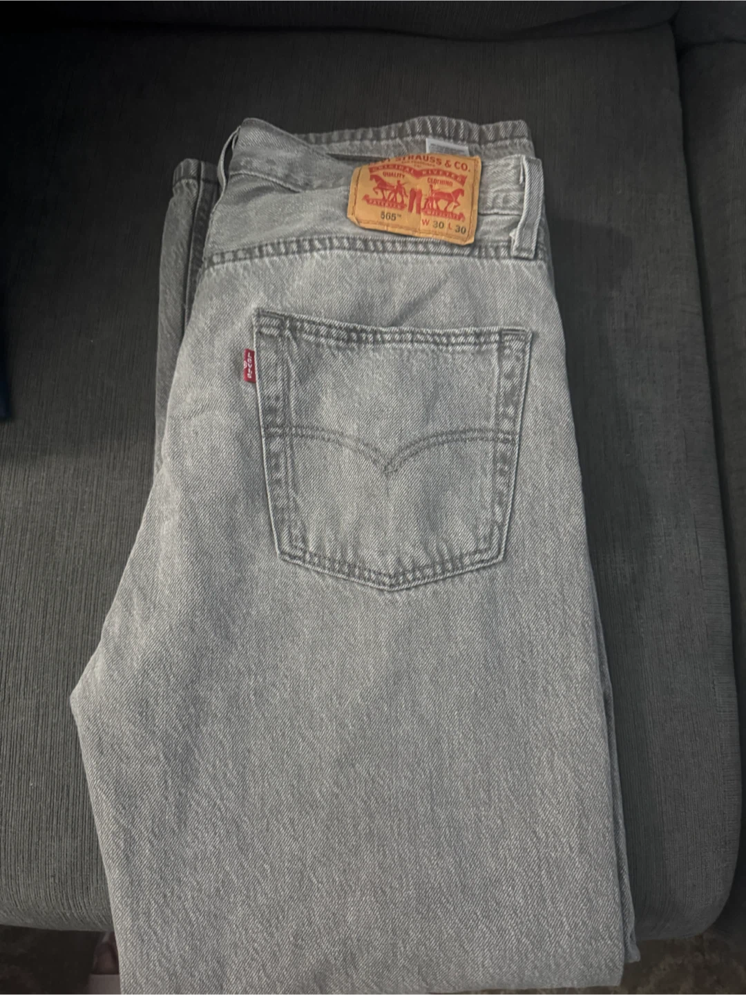Levi's 565 Grey Jeans