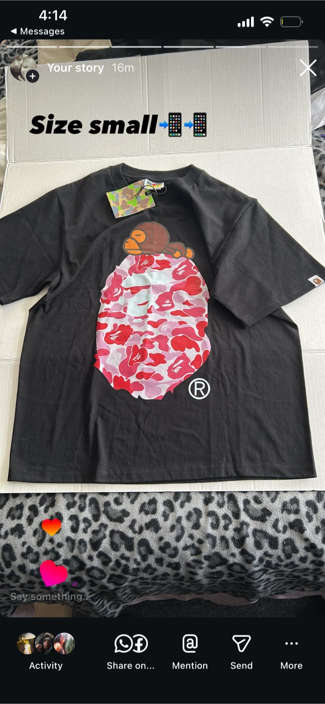 A Bathing Ape BAPE CAMO T-Shirt