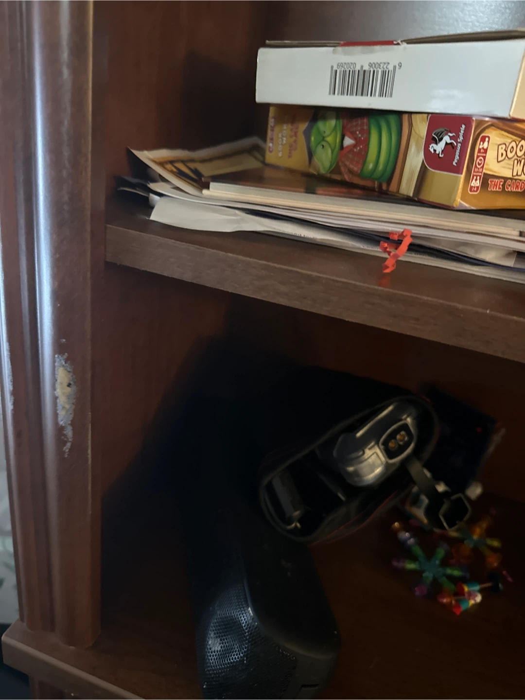 Wooden Bookshelf - Dark Brown - photo 2