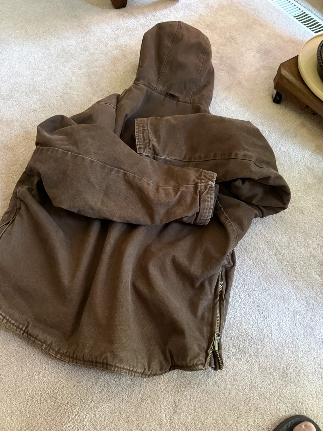 BERNE LINED CANVAS  JACKET with hood - photo 4