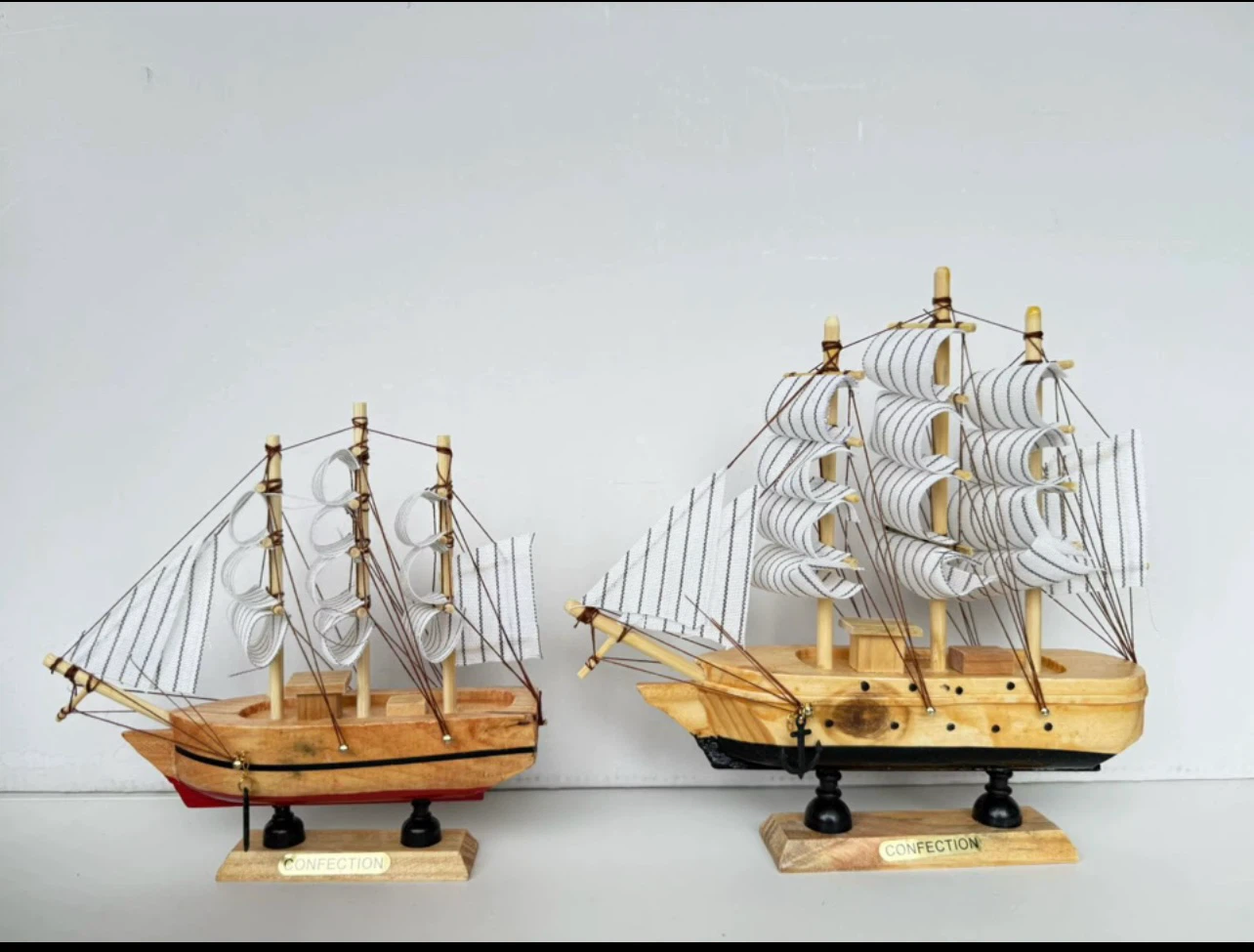 Wooden Sailboat Models