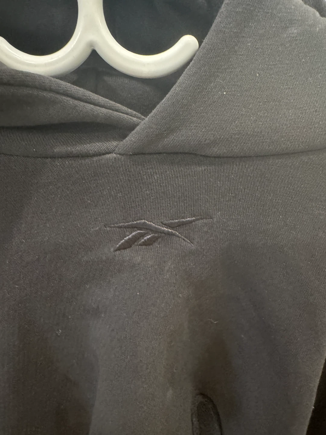 Reebok x Cardi B Black Cropped Hoodie - photo 2