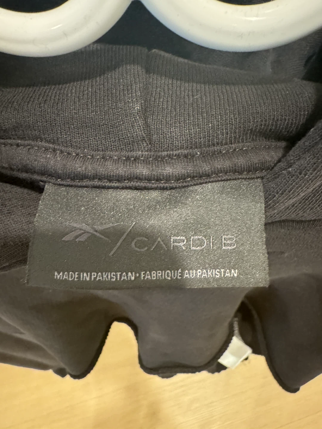 Reebok x Cardi B Black Cropped Hoodie - photo 4