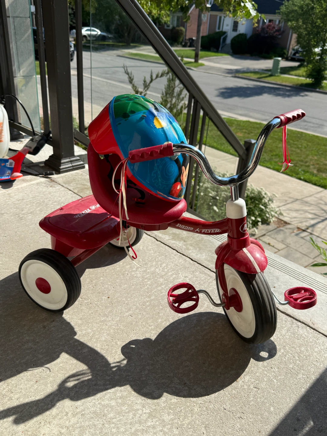Toddler tricycle bicycle with Helmet - photo 2