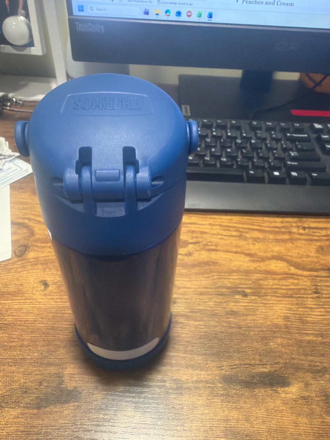 Thermos Blue Water Bottle