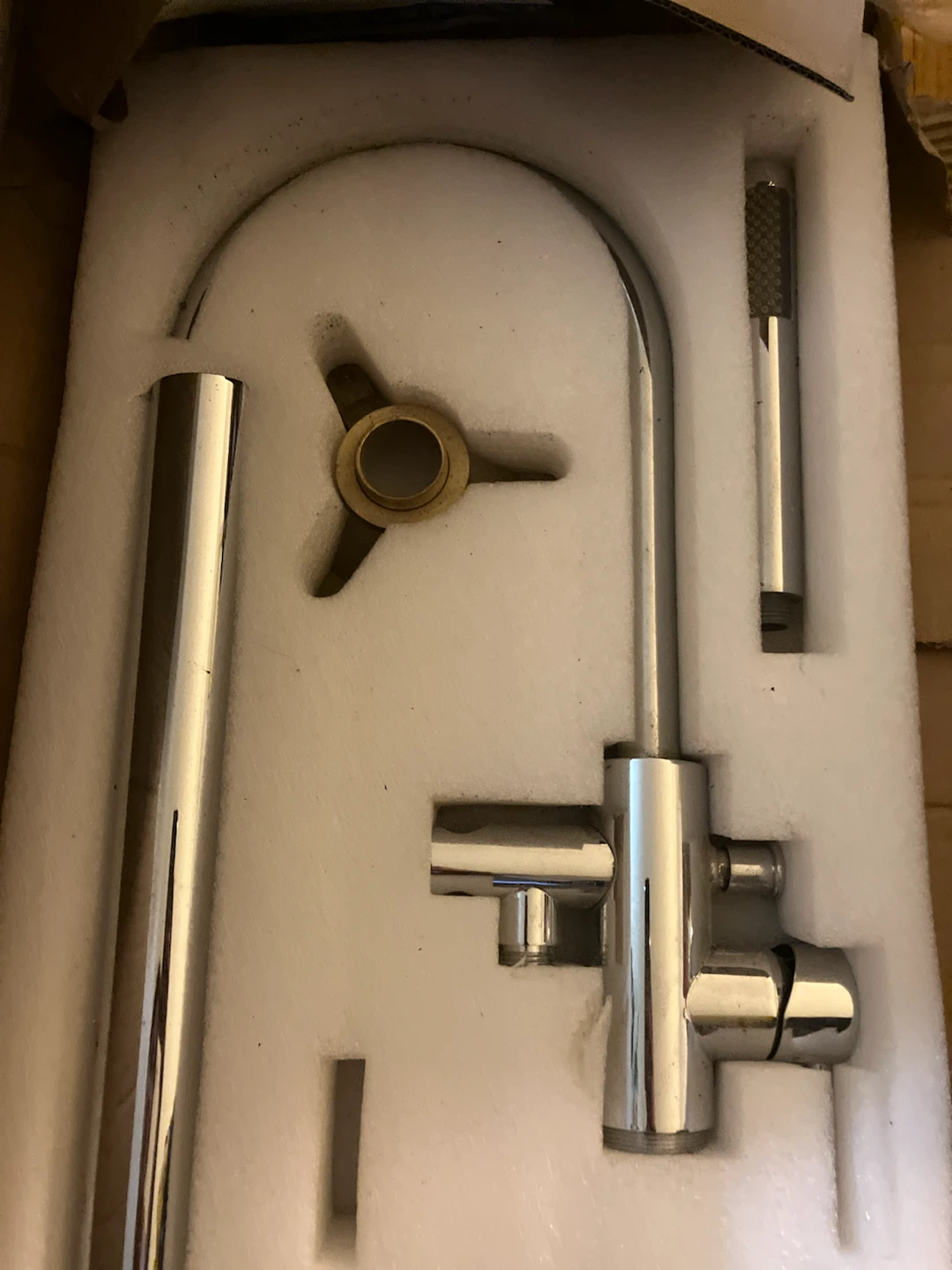 Floor Standing Bathtub Faucet with Handheld Shower - photo 4