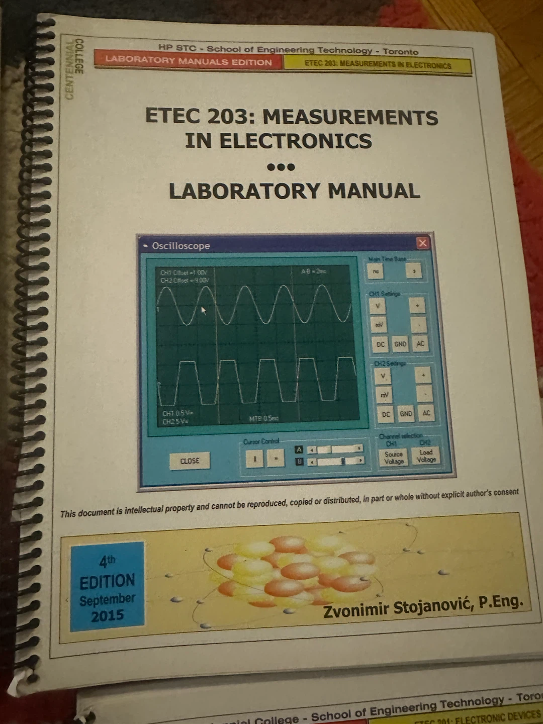 ETEC 203 Measurements in Electronics Laboratory Manual