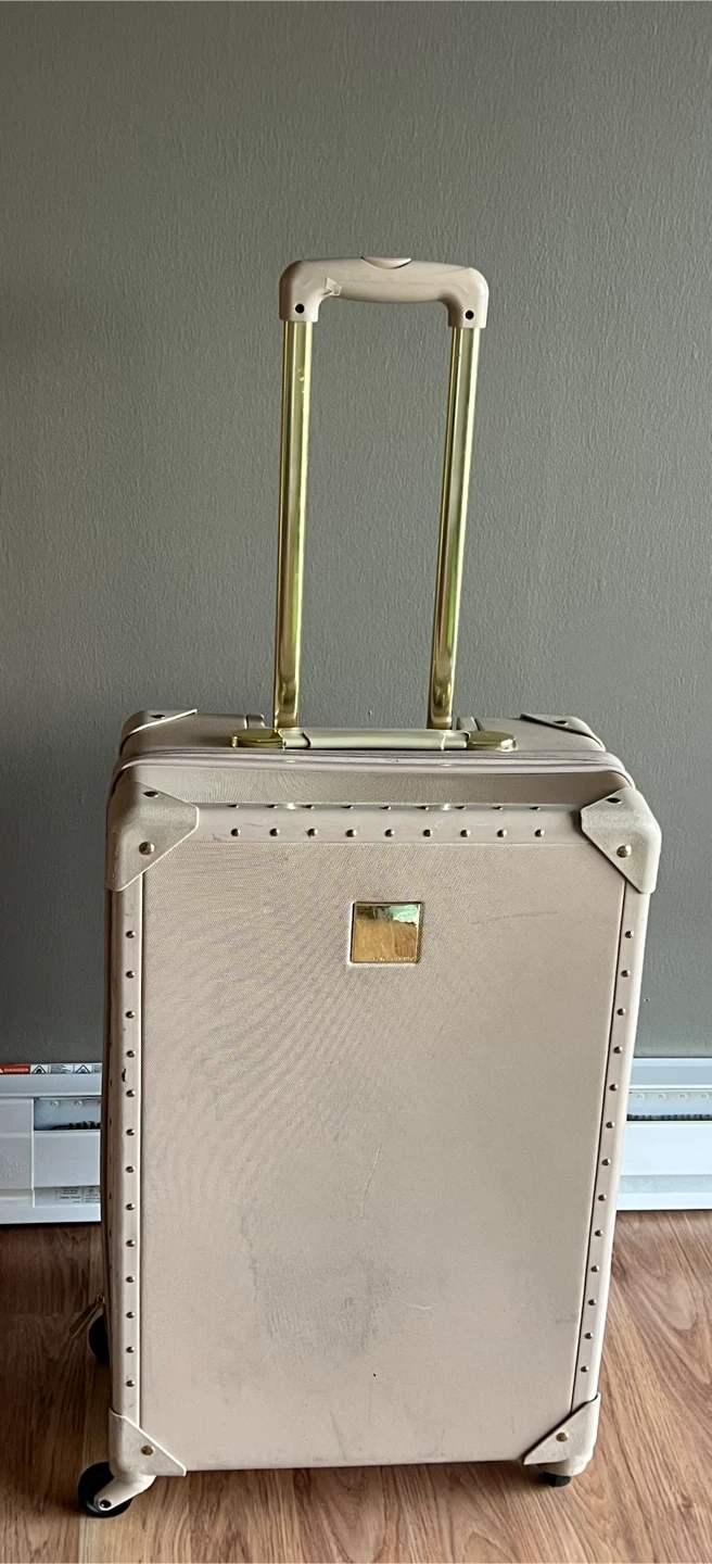 Vintage Style Rolling Suitcase - photo 2