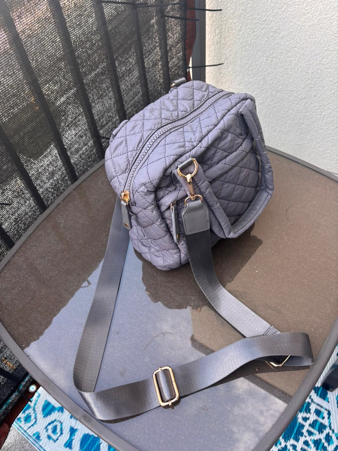Quilted Grey hand Bag - photo 2