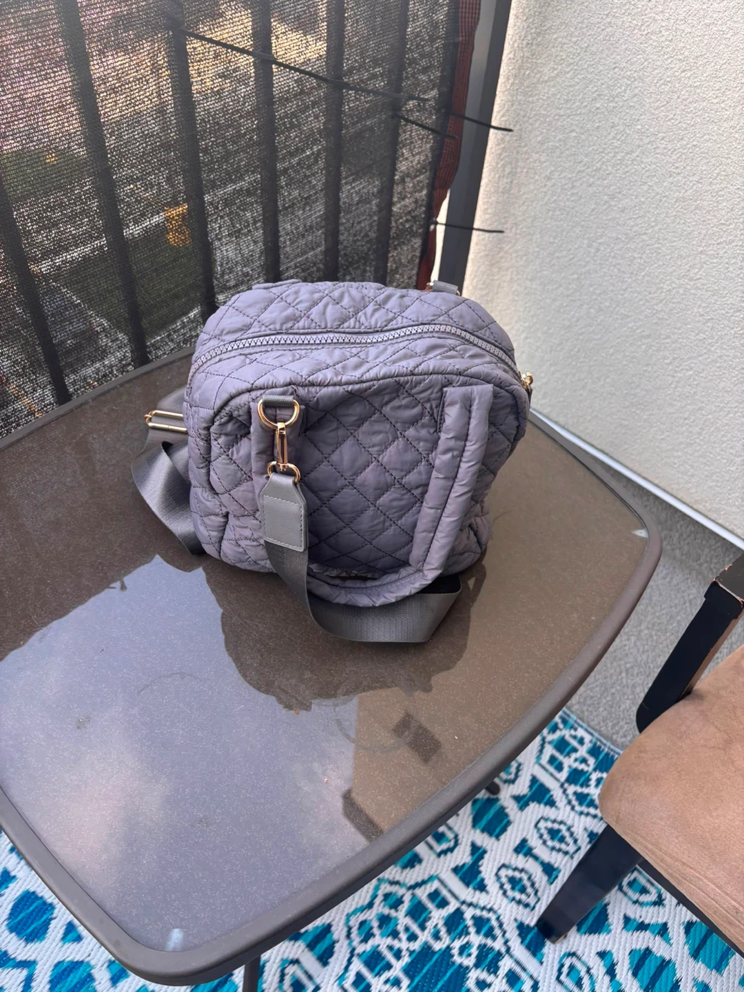 Quilted Grey hand Bag - photo 3