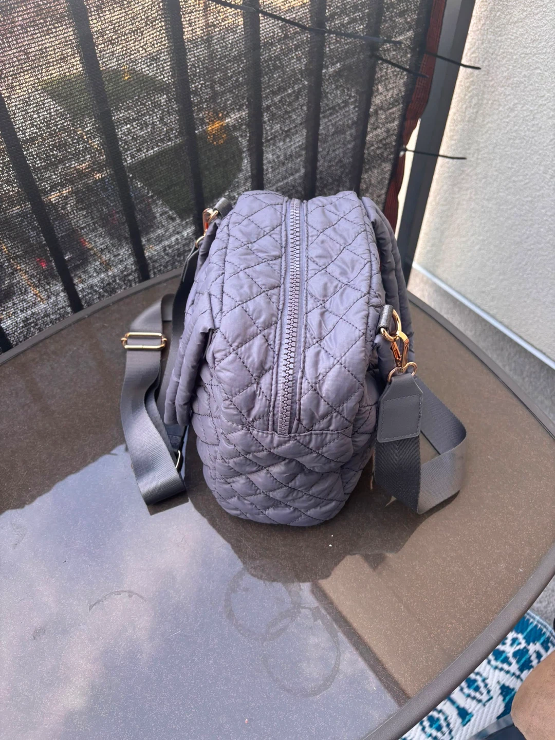 Quilted Grey hand Bag - photo 4