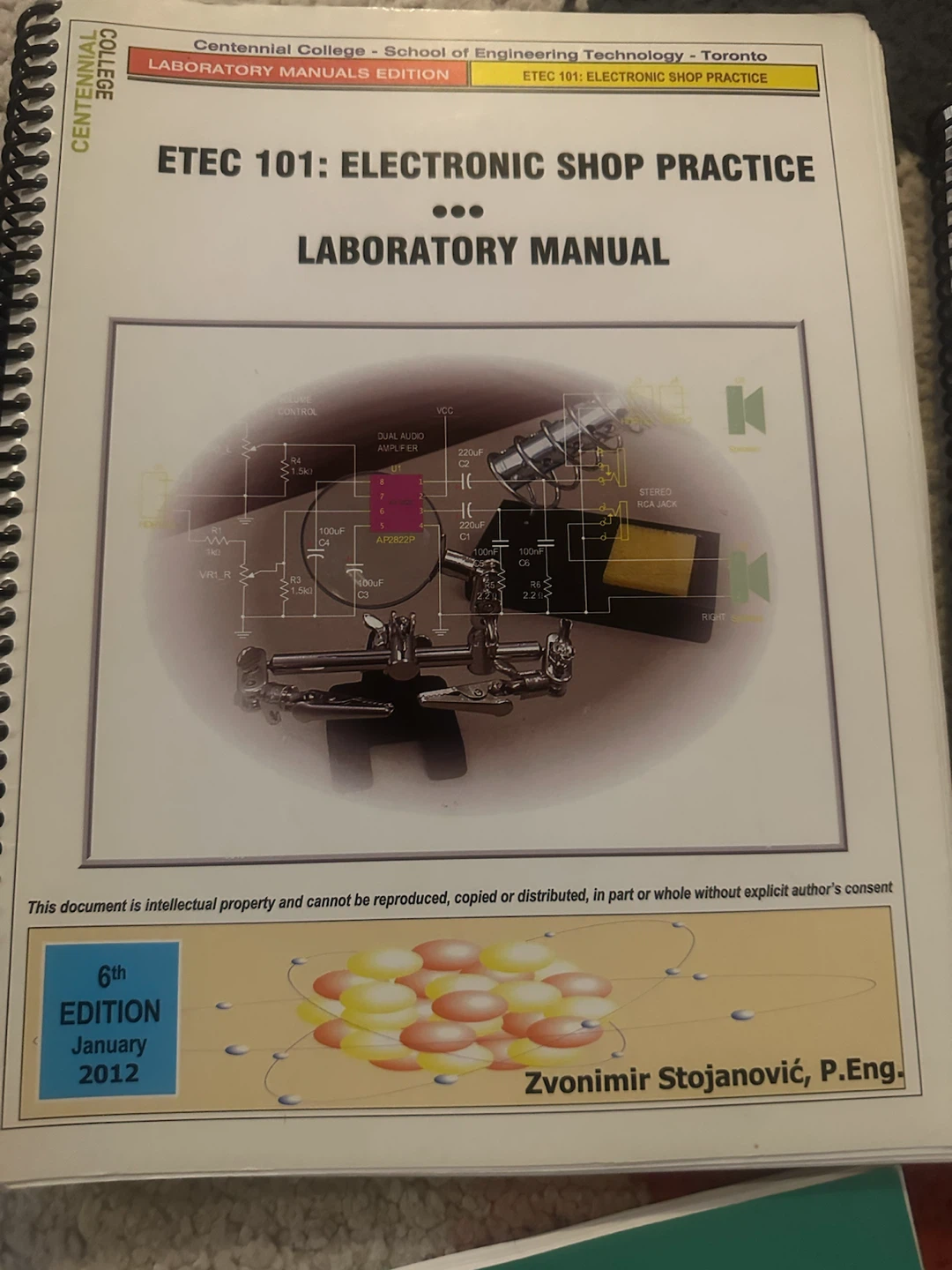 ETEC 101: Electronic Shop Practice Laboratory Manual