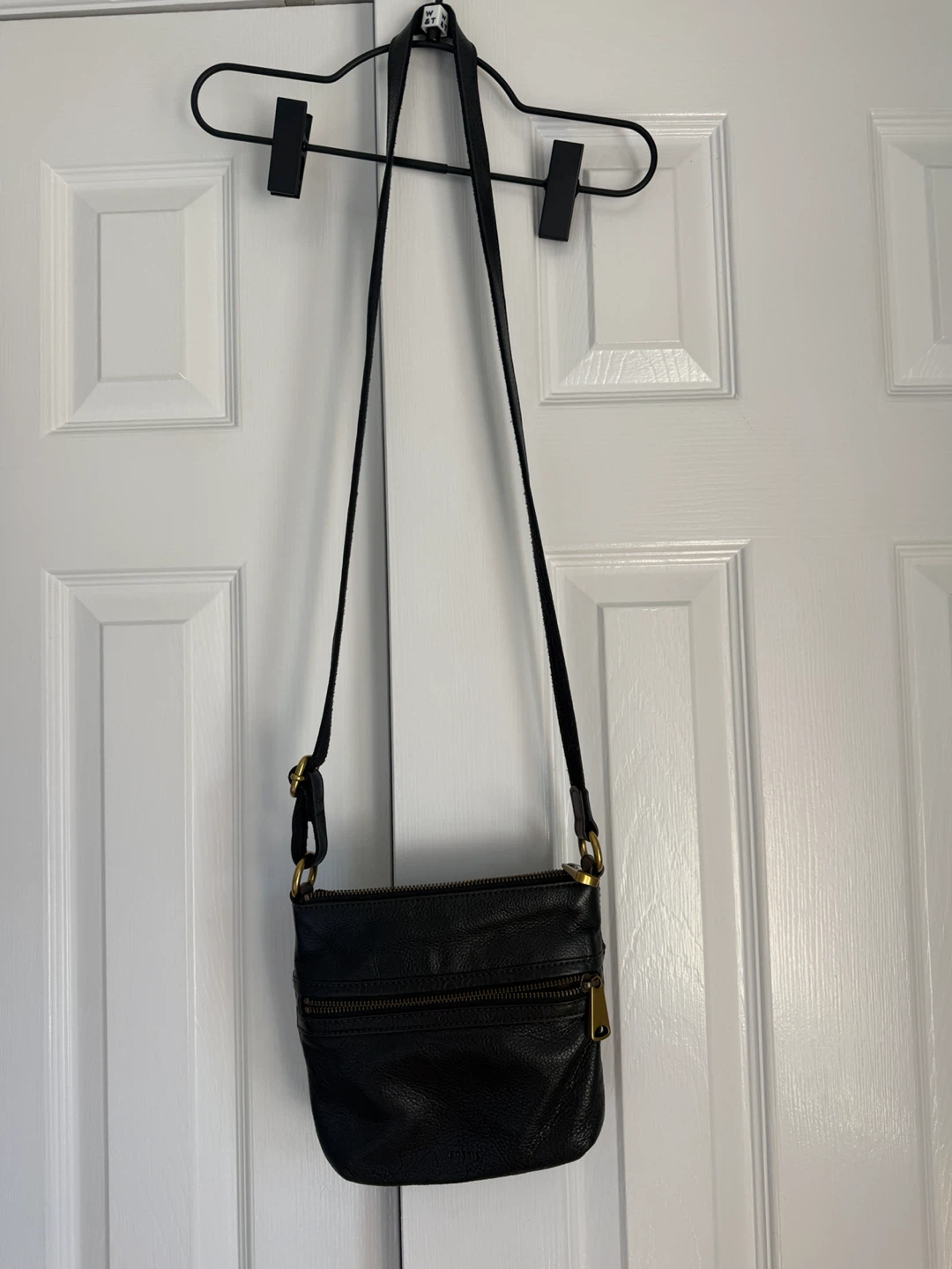 Fossil Black Leather Crossbody Bag - photo 2