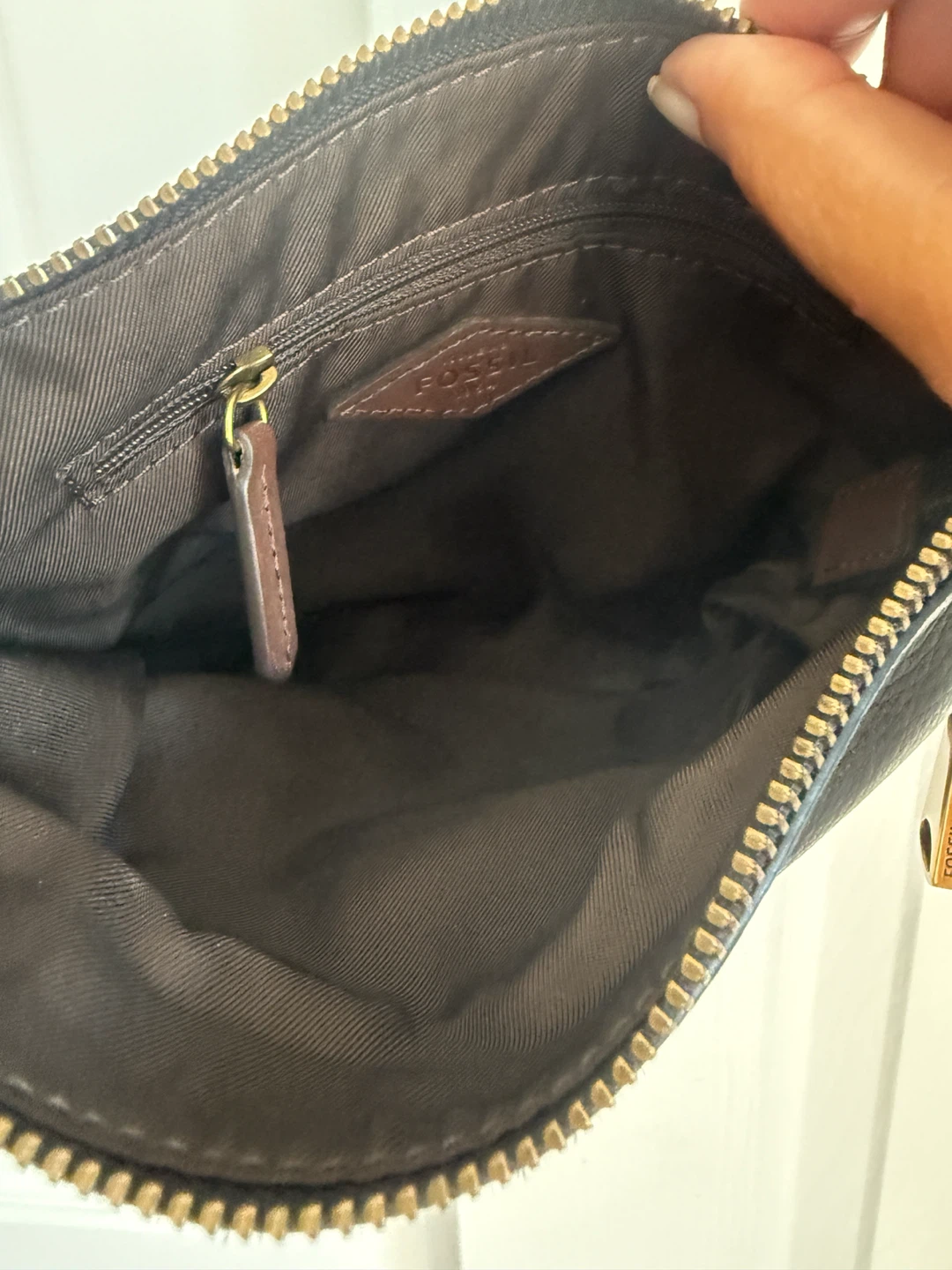 Fossil Black Leather Crossbody Bag - photo 3