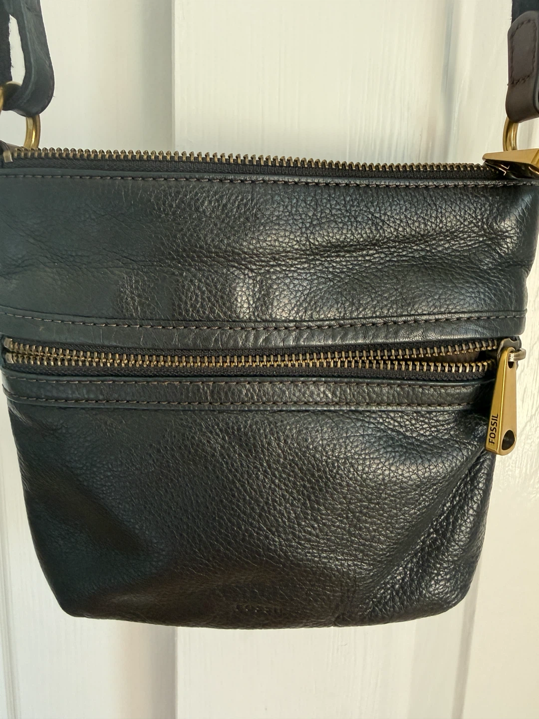 Fossil Black Leather Crossbody Bag - photo 4