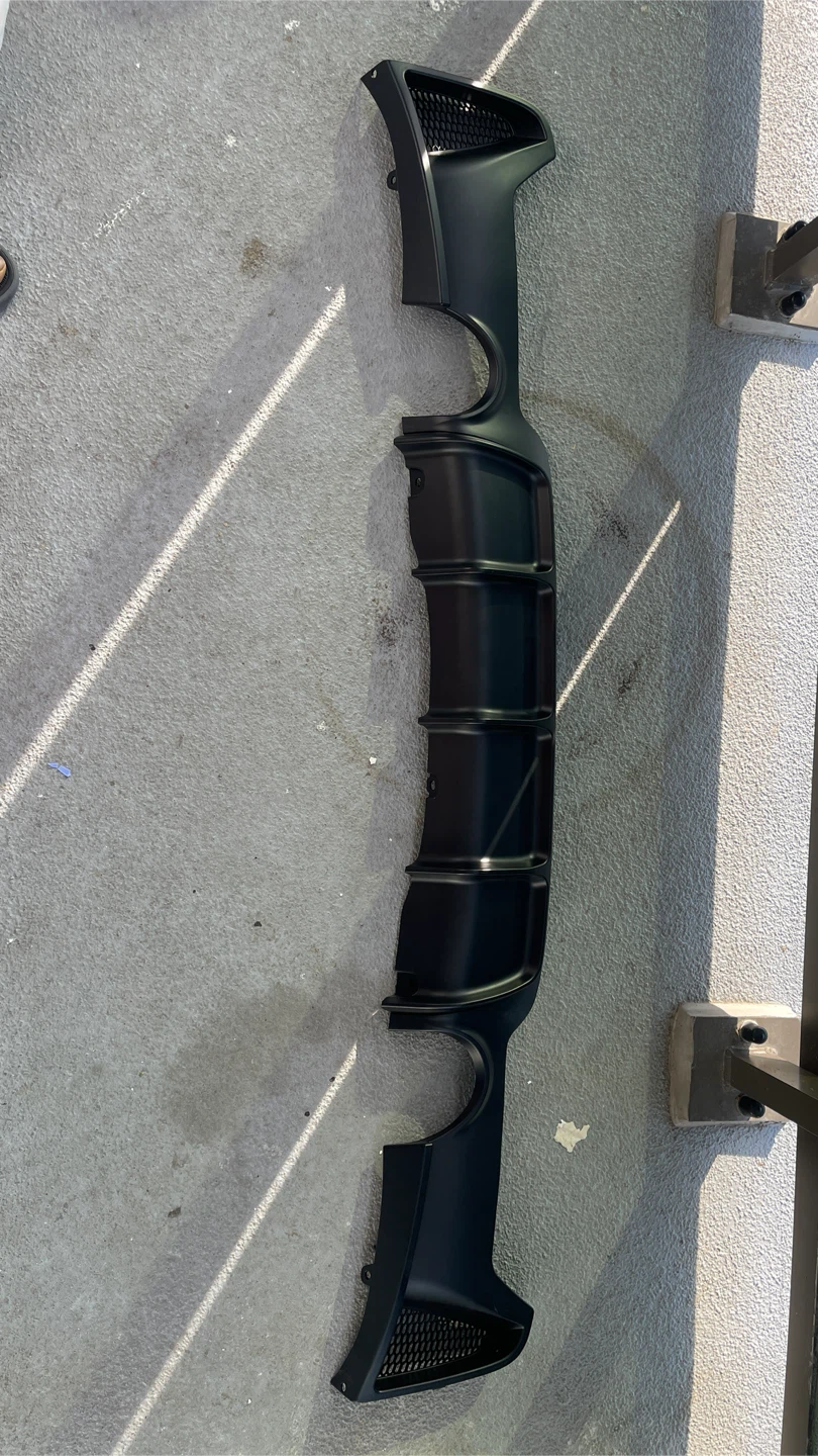 BMW F32 MSport Style Rear Diffuser Black 4Series 428i-440i