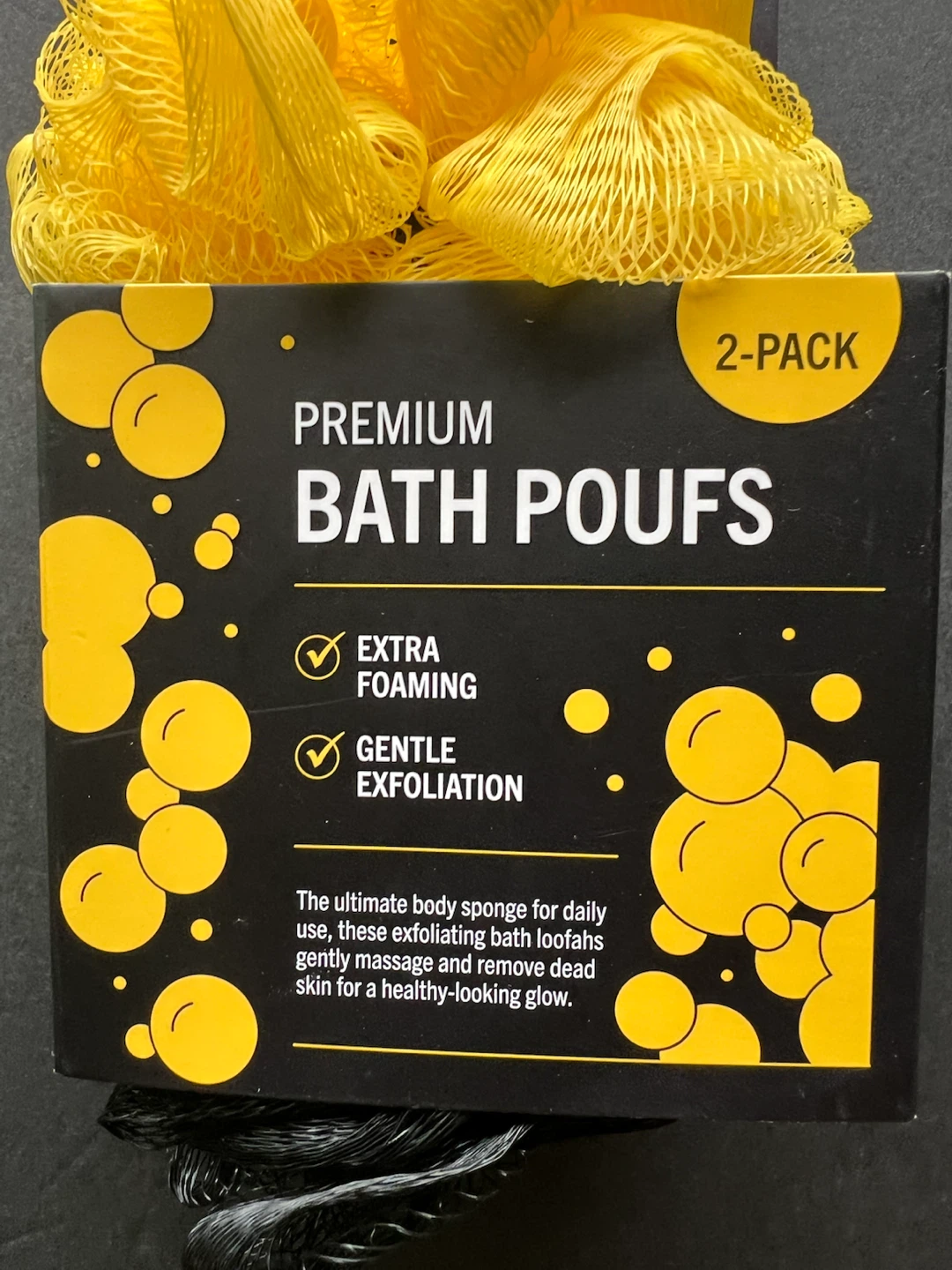 Premium Bath Poufs - 2 Pack
