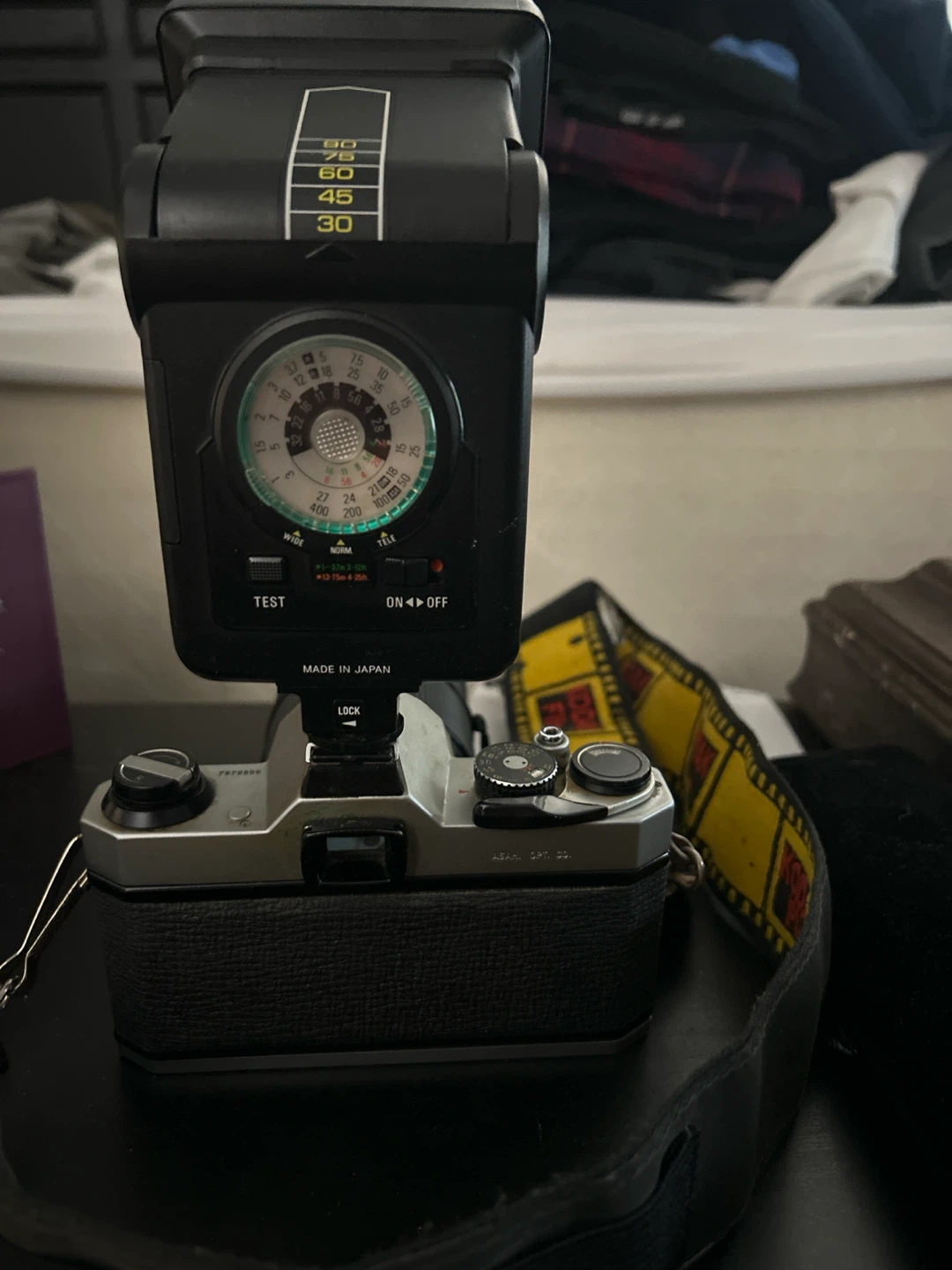 Pentax K1000 35mm Film Camera with TNT Flash Unit - photo 3