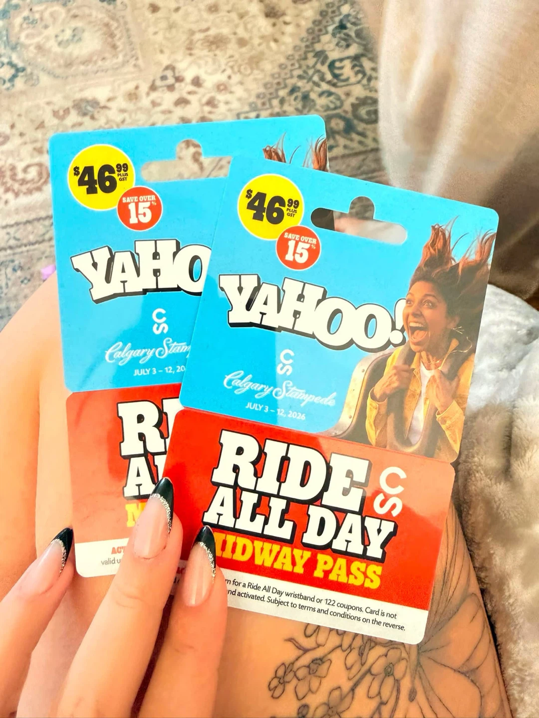 Calgary Stampede Yahoo Ride All Day Midway Pass 2026