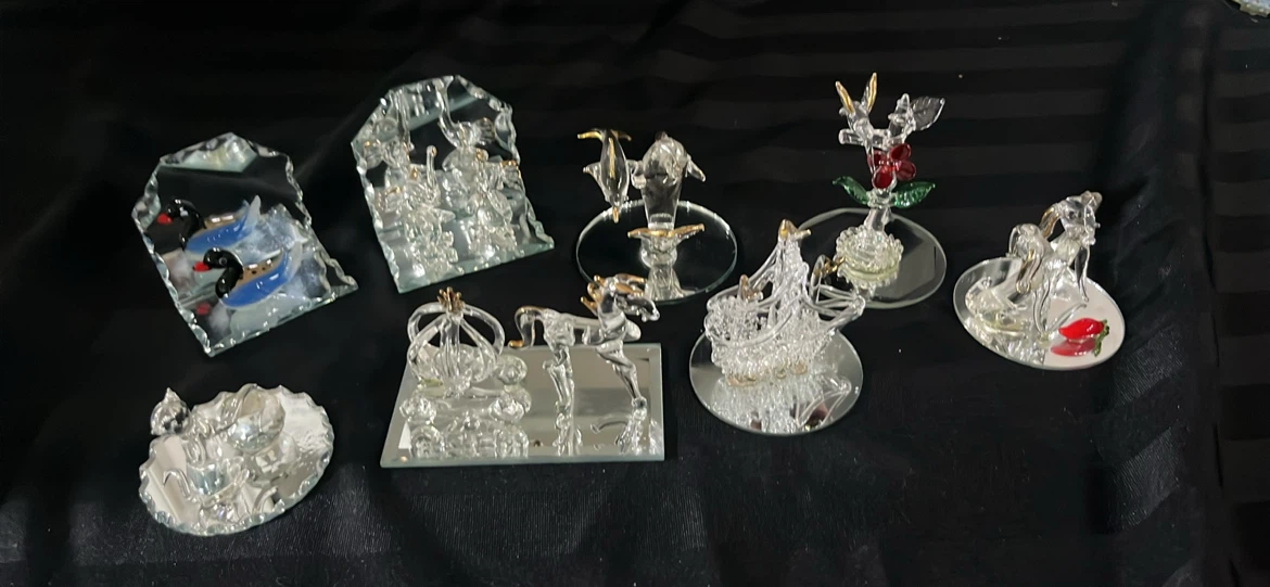 Glass Animal Figurines Collection
