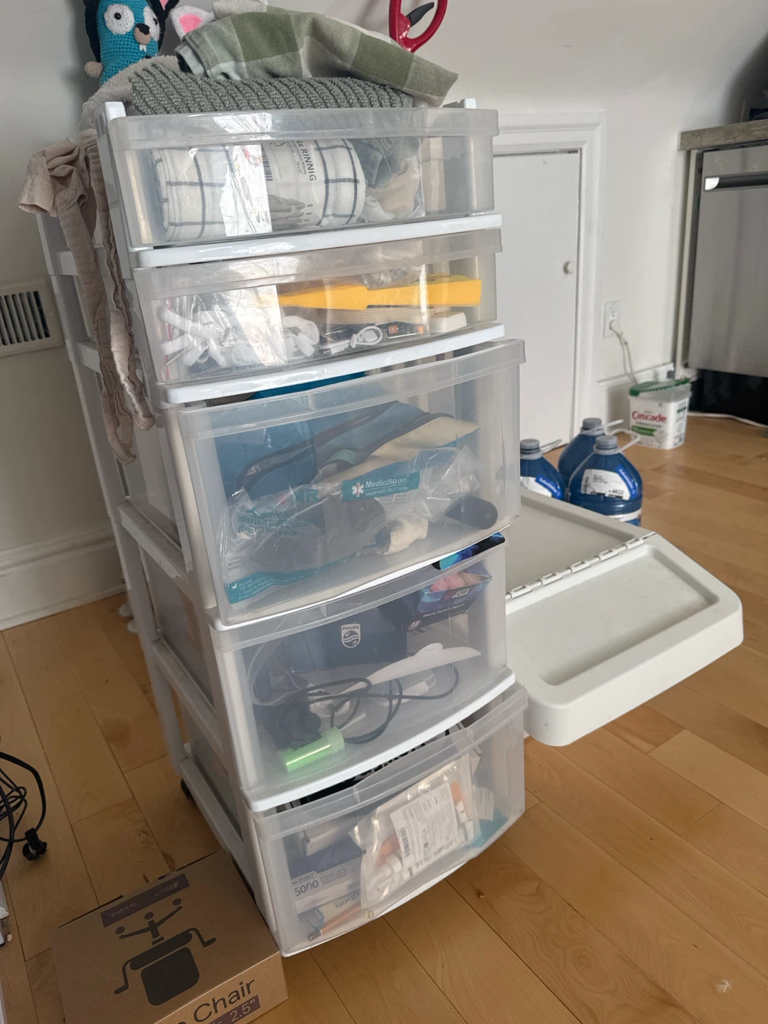 Plastic 3 and 4 Drawer Storage Organizers - photo 2