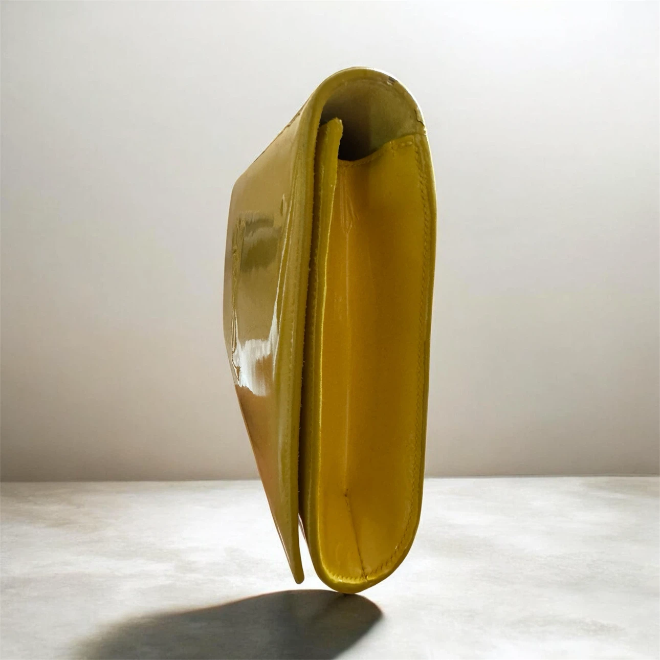 Yellow Yves Saint Laurent Clutch - photo 4
