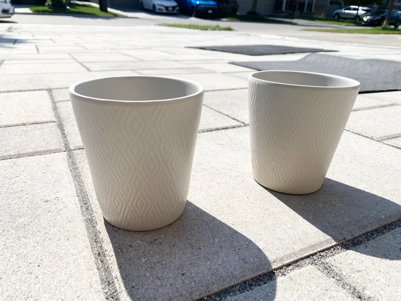 Gray Ceramic Planter Pots ($5 Each) - photo 3