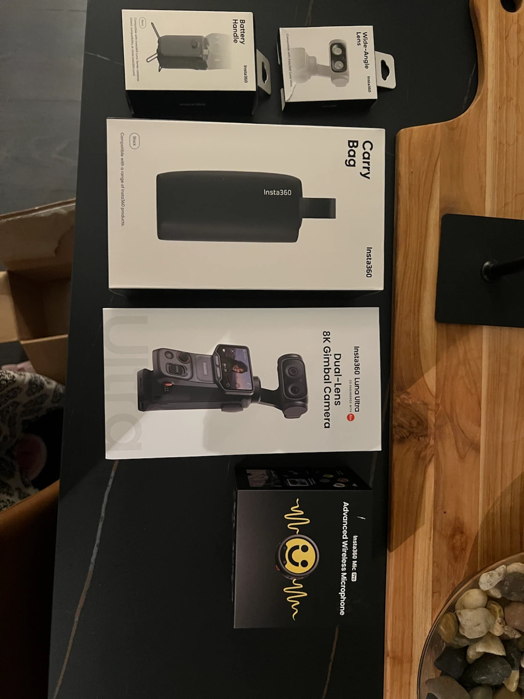 Like New Insta360 Luna Ultra Creator Combo Cosmic Black