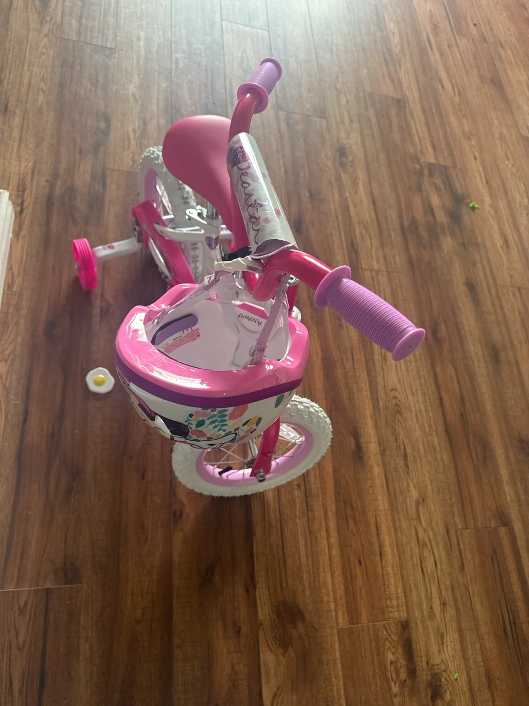 Pink Kids Bike with Helmet - photo 3