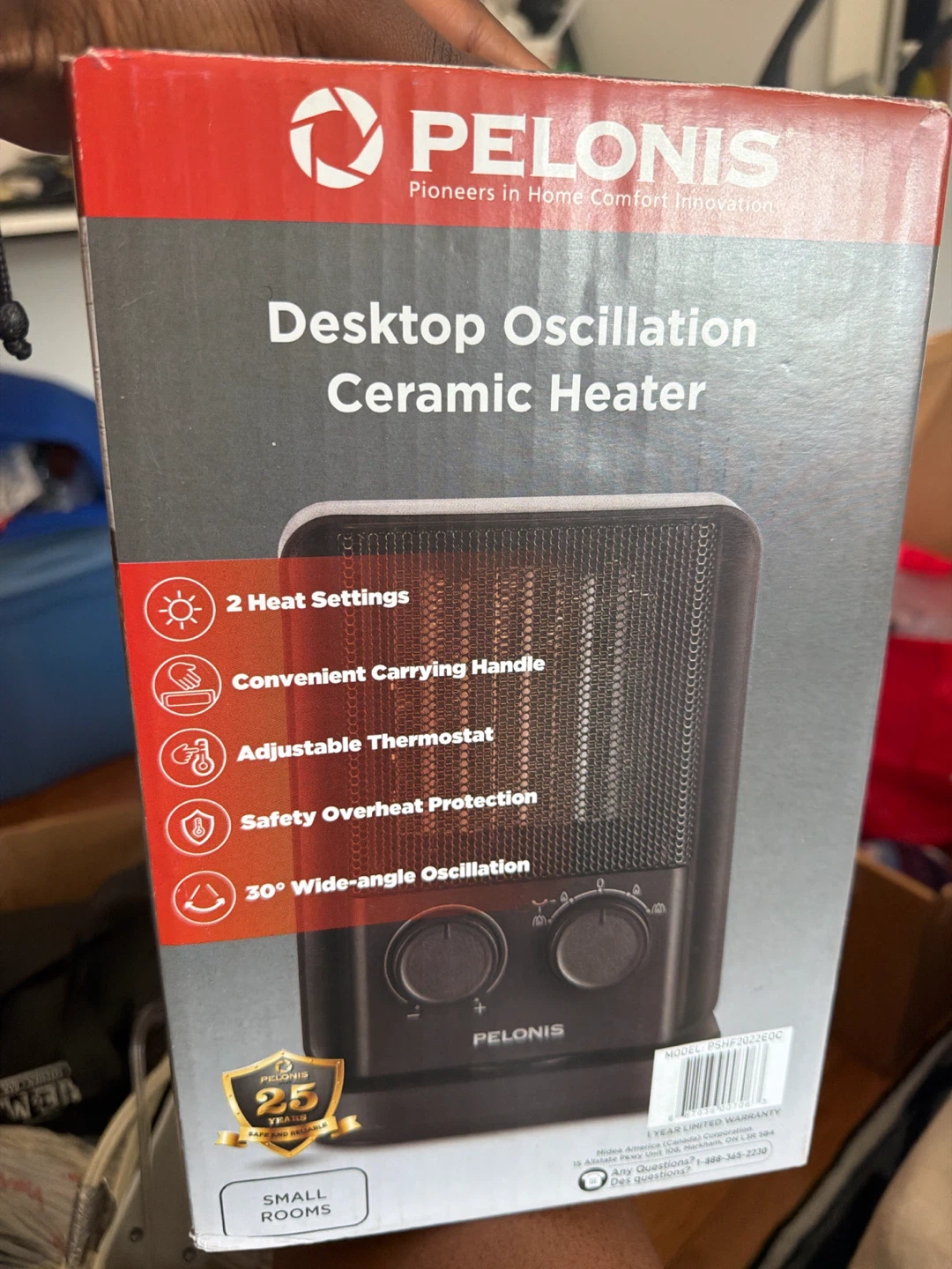 Pelonis Desktop Oscillation Ceramic Heater