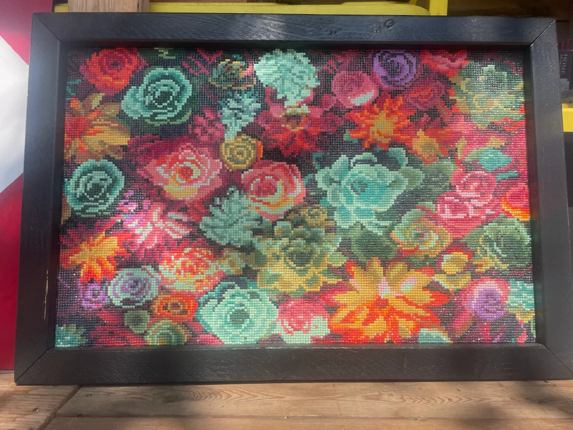 Framed Diamond Painting Art