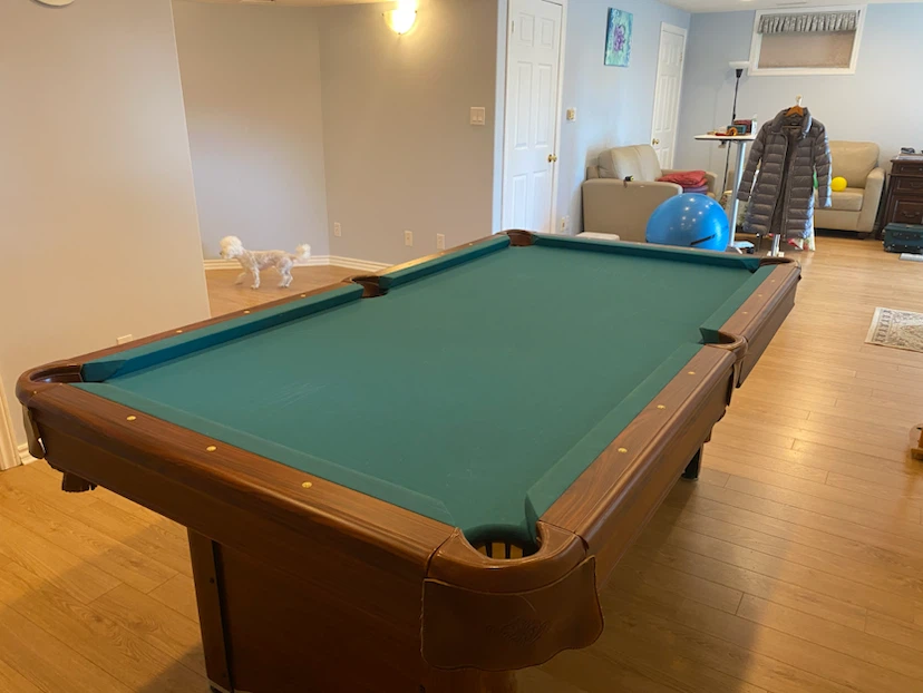 Pool Table with Accessories