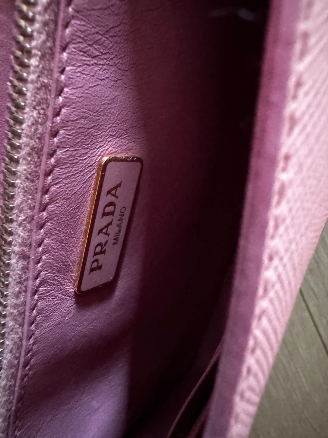 Prada Pink Saffiano Leather Shoulder Bag - photo 3