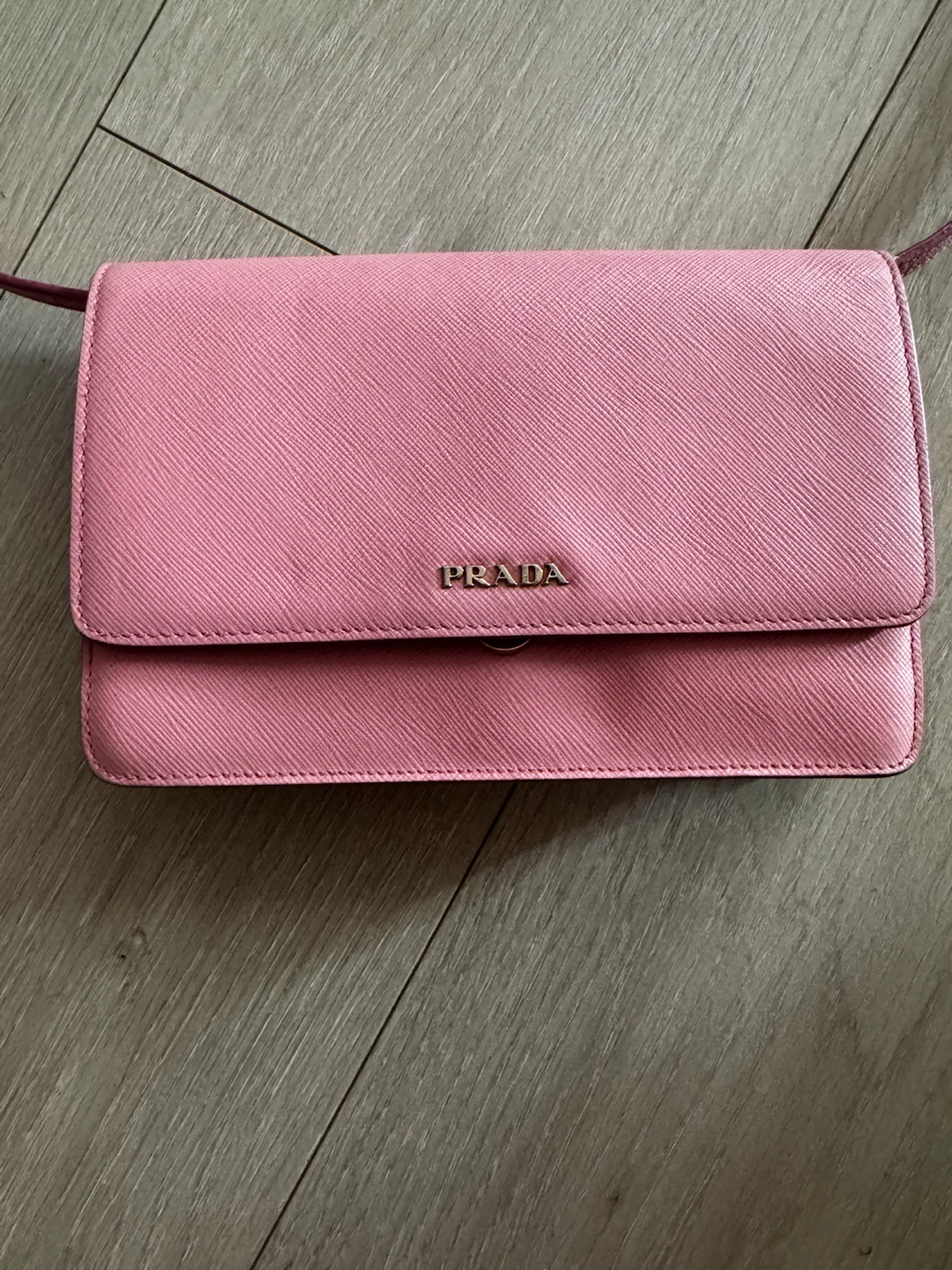 Prada Pink Saffiano Leather Shoulder Bag - photo 4