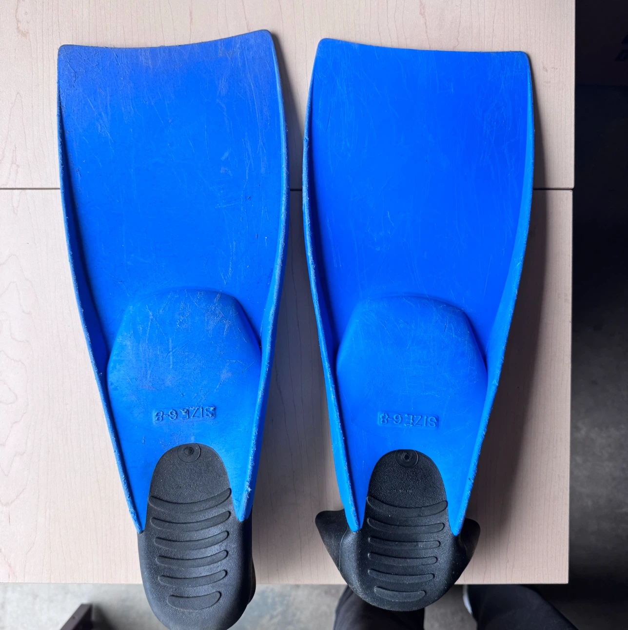 Speedo Snorkel Set with Blue Fins - photo 2