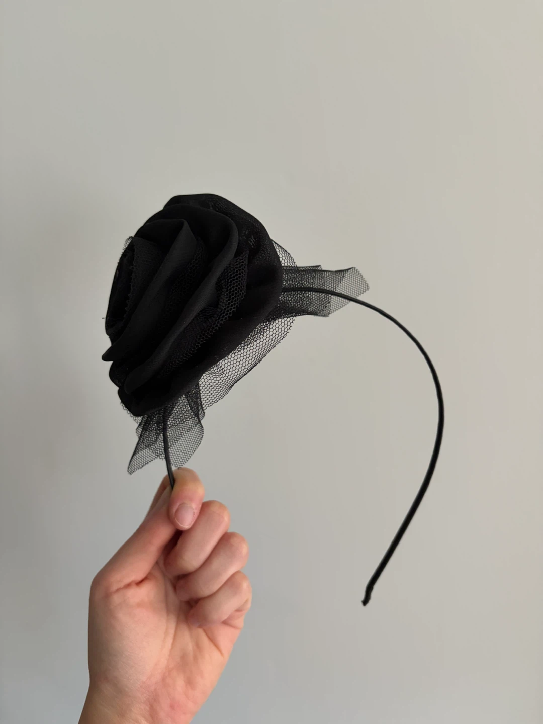 Black Rose + Floral Bow Headbands - photo 2