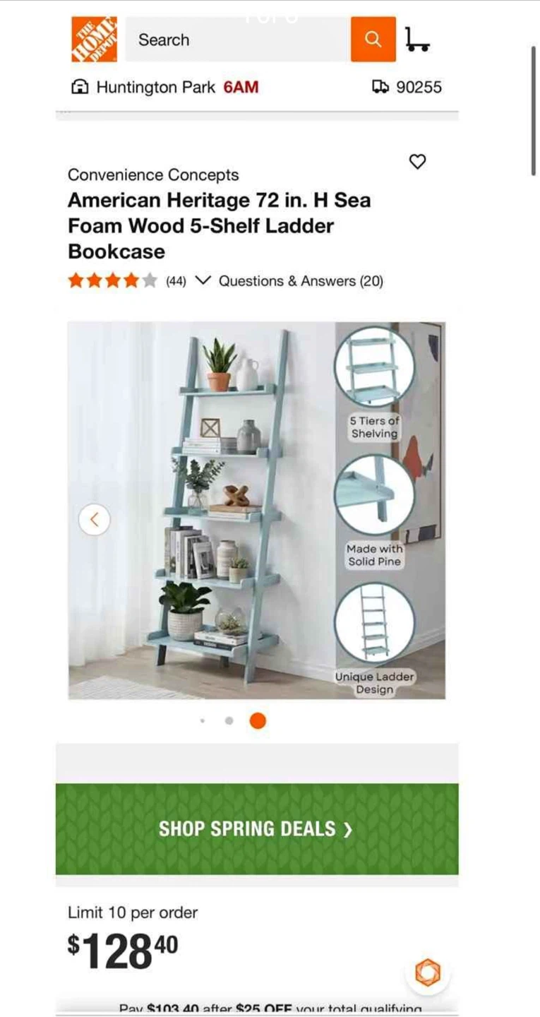 Shelving Ladder