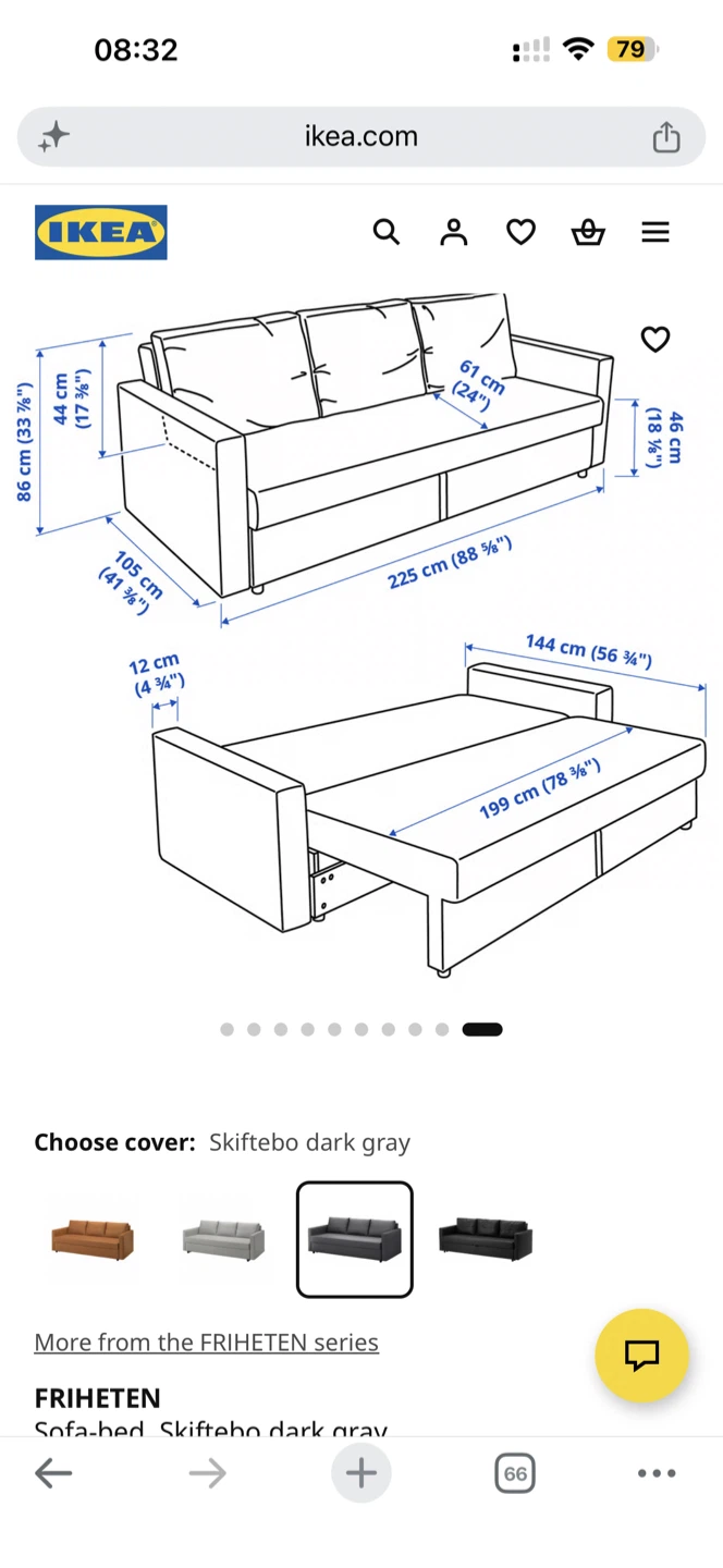 IKEA Sofa Bed (Disassembled) – Excellent Condition - photo 3