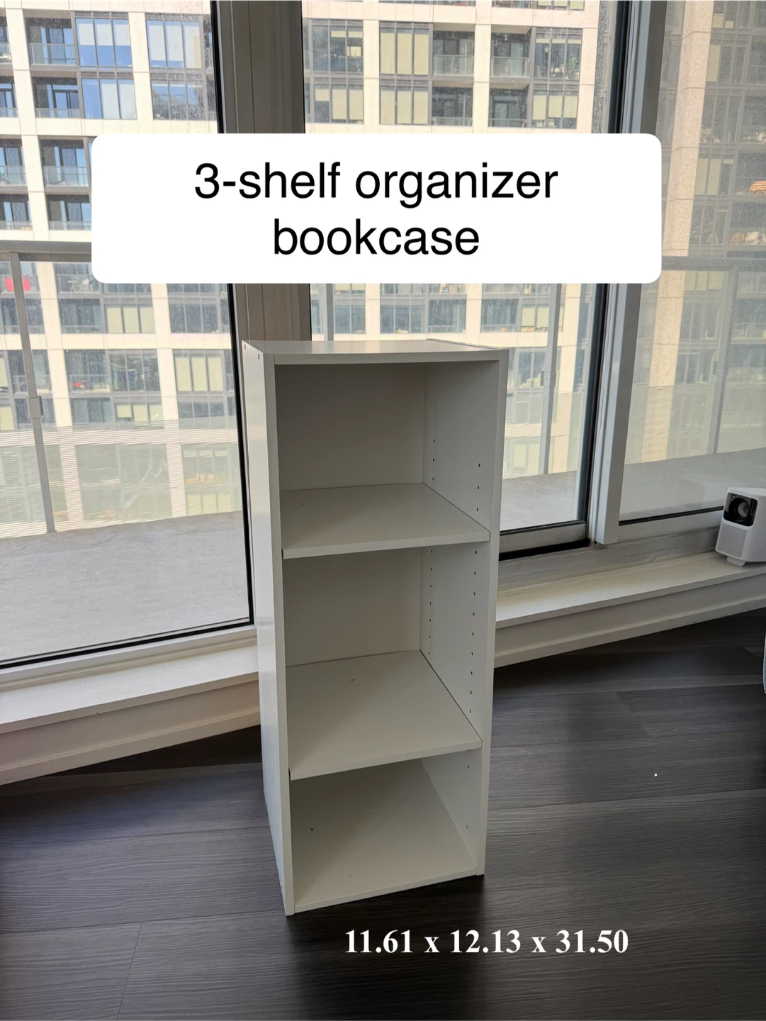 3-Shelf Organizer Bookcase