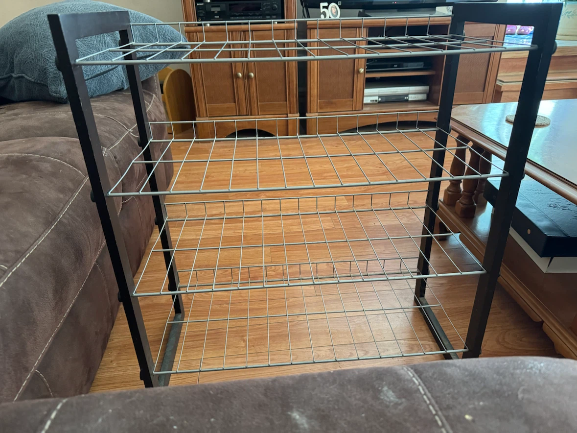 4-Tier Metal Wire shoe Rack