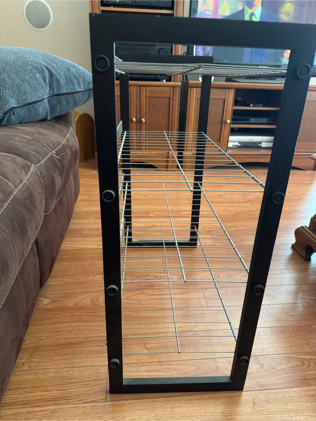 4-Tier Metal Wire shoe Rack - photo 2