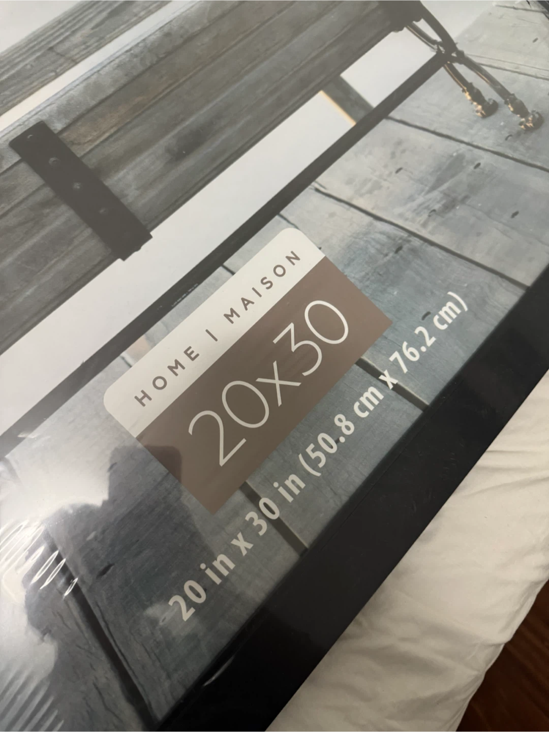 NWT Home Maison 20x30 Picture Frame brand new in plastic - photo 2