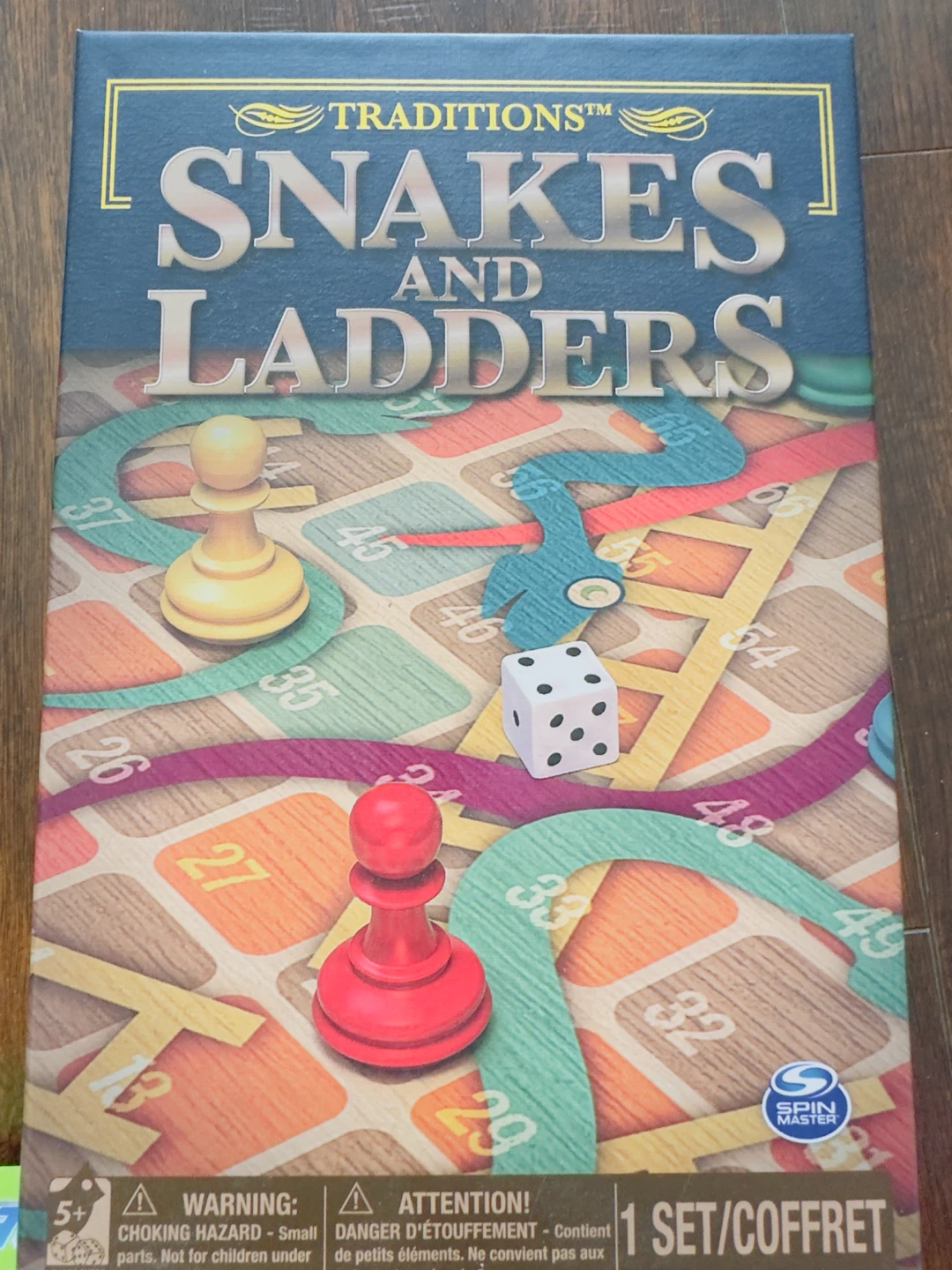 Traditions Snakes and Ladders Board Game - photo 2